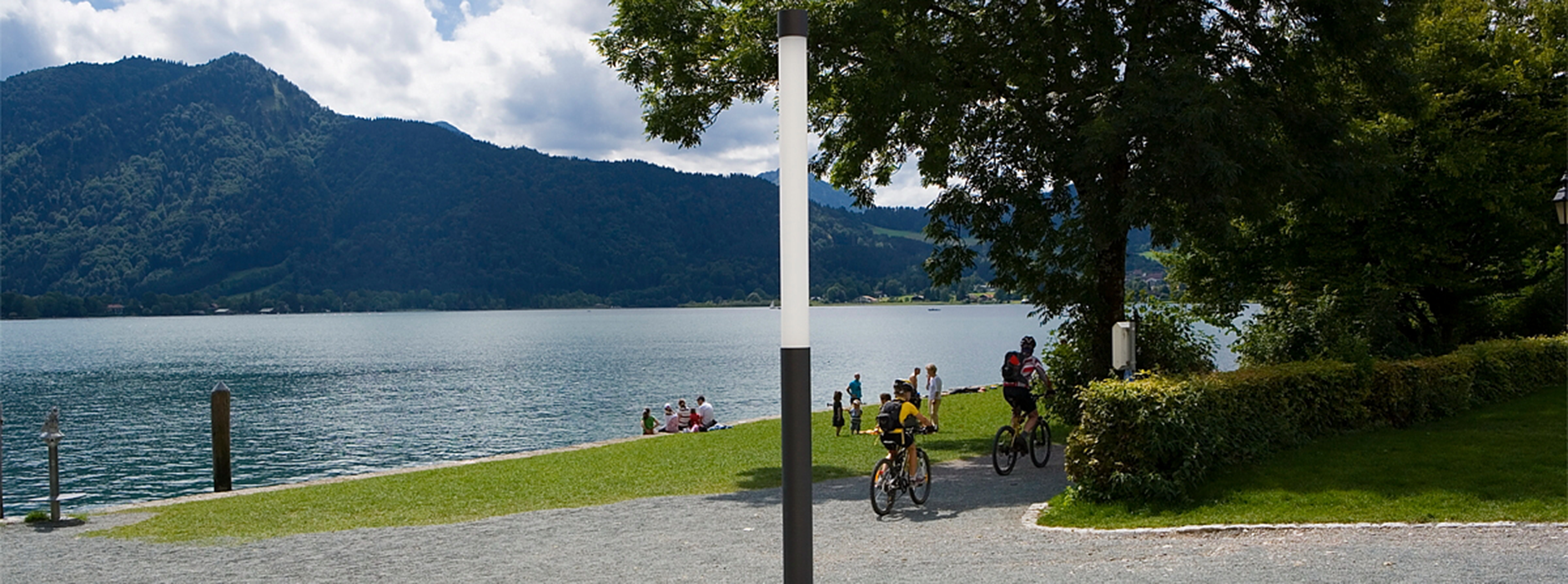 Promenadeweg am Chiemsee Deutschland